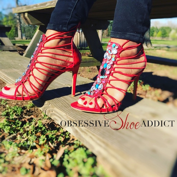 Penny Loves Kenny Shoes - Penny Loves Kenny Dare Red Sandal